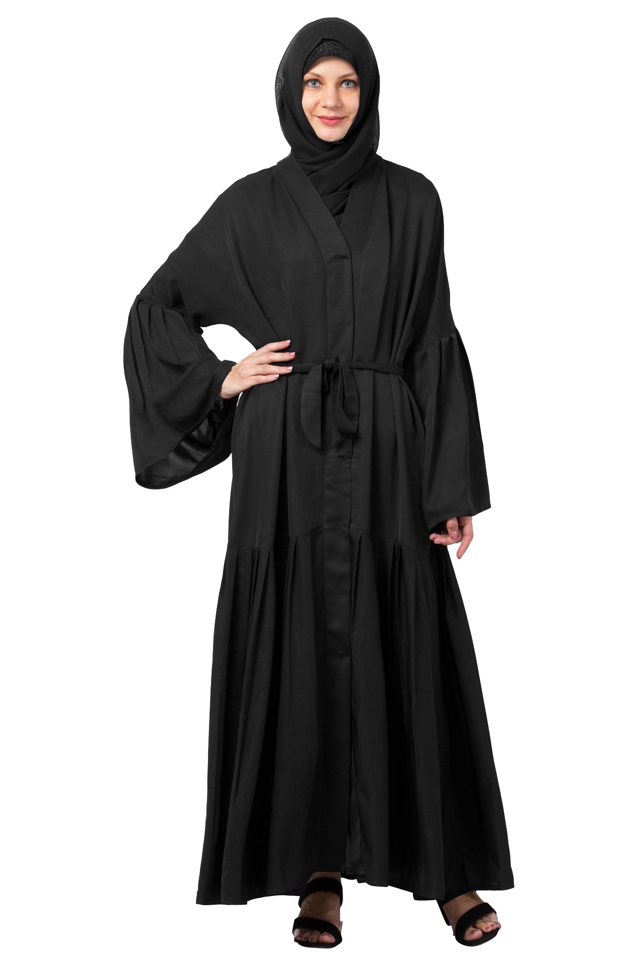 SANASH Collections Abaya Burqa With Scarf