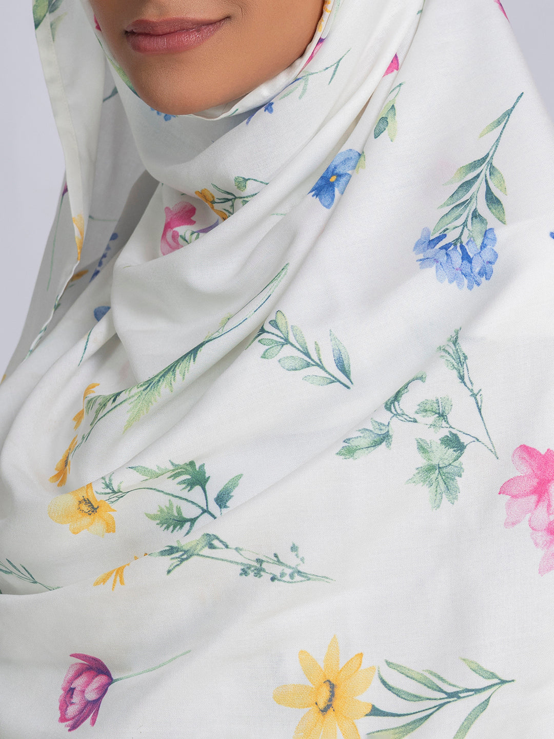 Floral Bliss Modest Prayer gown cum abaya