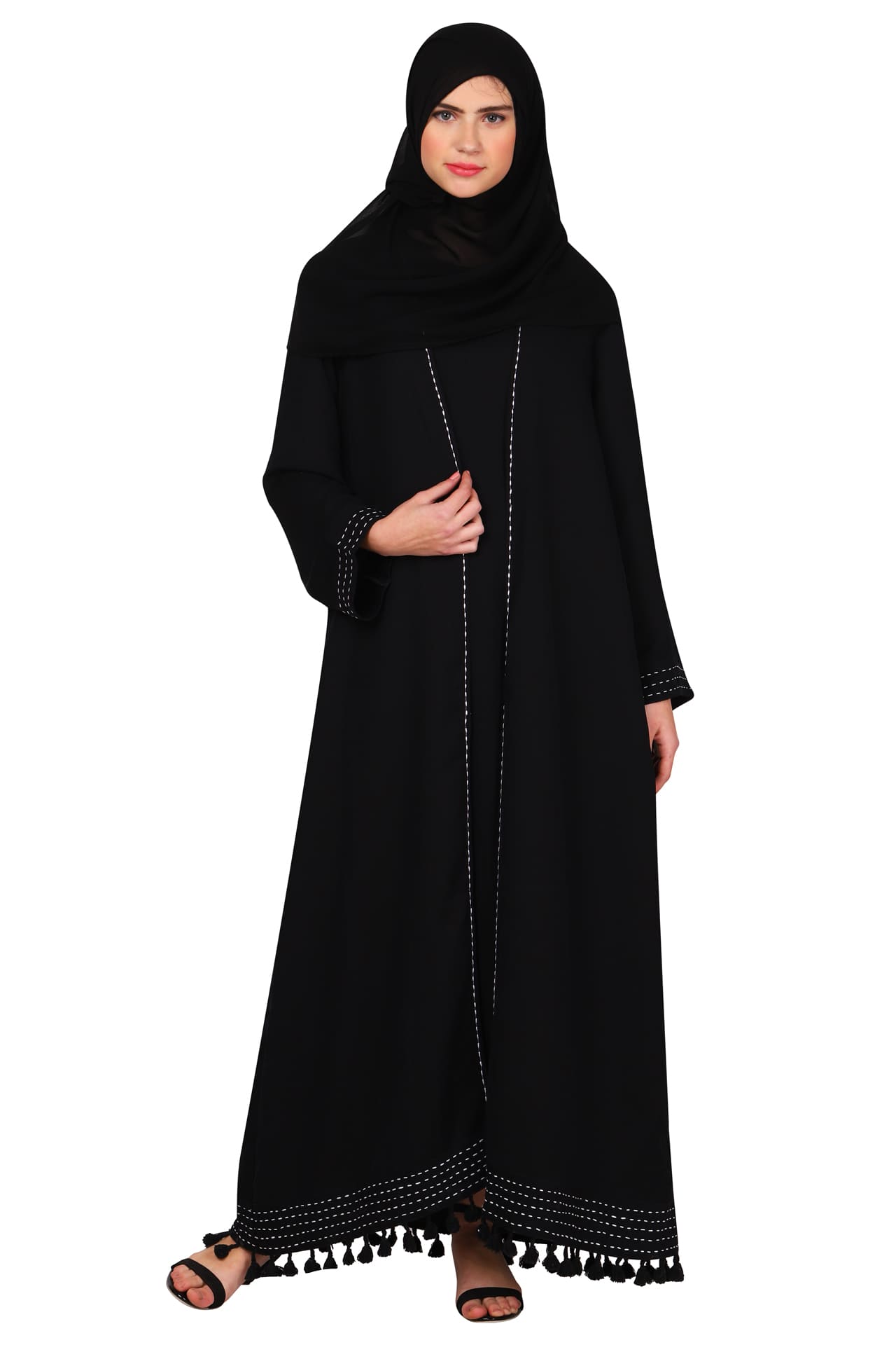 Royal Stylized Bottom Minimalistic Abaya