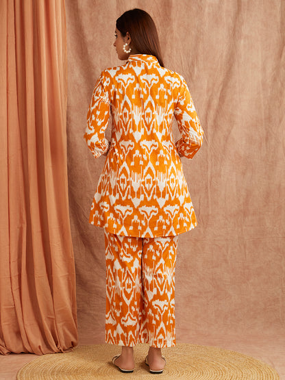 Amber Ikat Printed Co-Ord Set – Bold & Breezy Everyday Wear