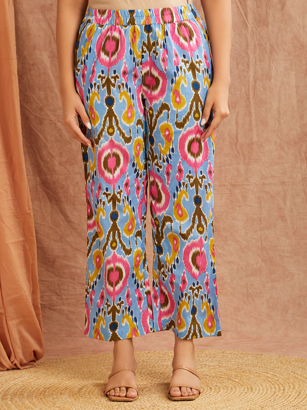 Sky Blue Printed Co-Ord Set – Bold & Breezy Everyday Chic
