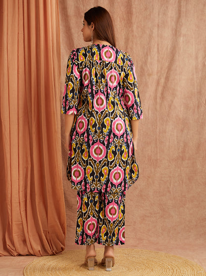 Vibrant Printed Co-Ord Set – Bold & Beautiful Two-Piece Ensemble