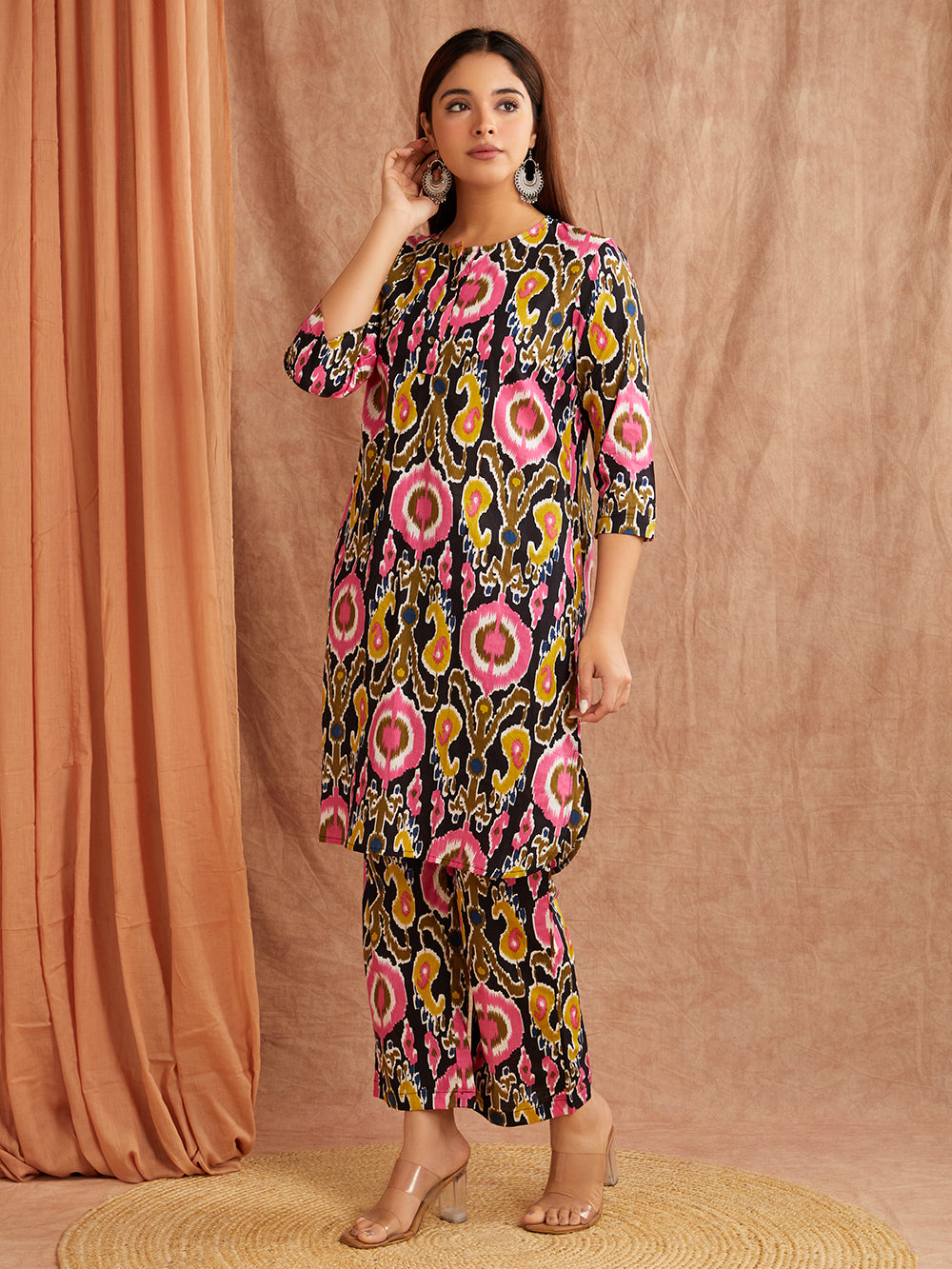 Vibrant Printed Co-Ord Set – Bold & Beautiful Two-Piece Ensemble