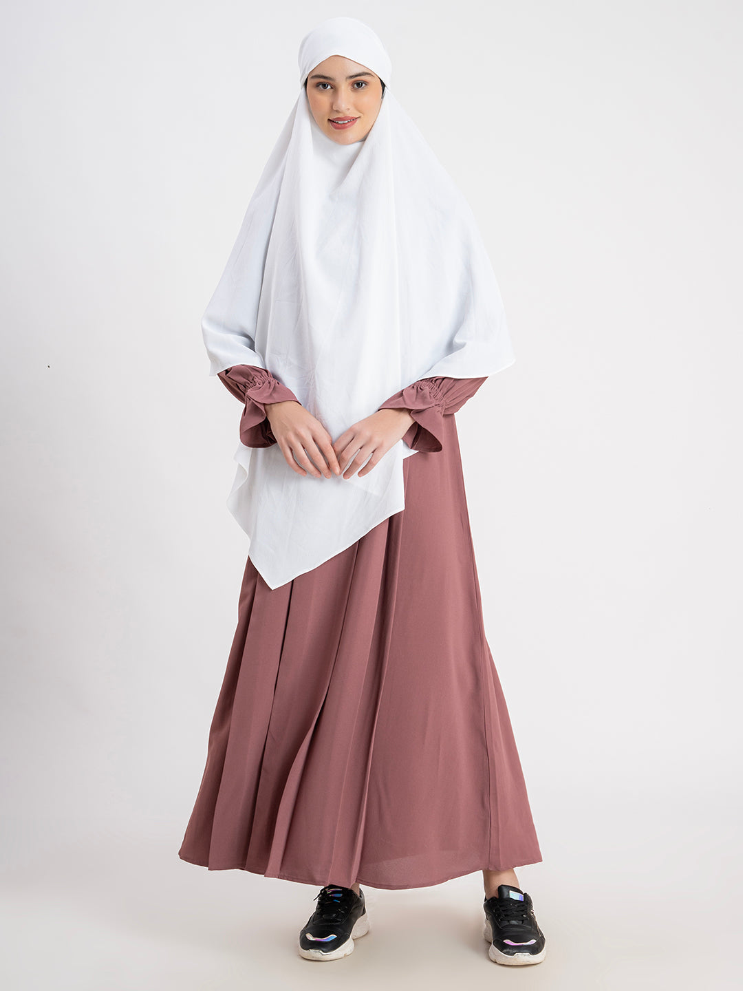 SANASH Collections Round Neck Khimar Hijab Scarf