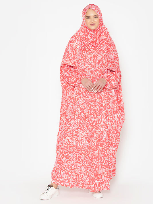 SANASH Collections Printed Burqa Gown