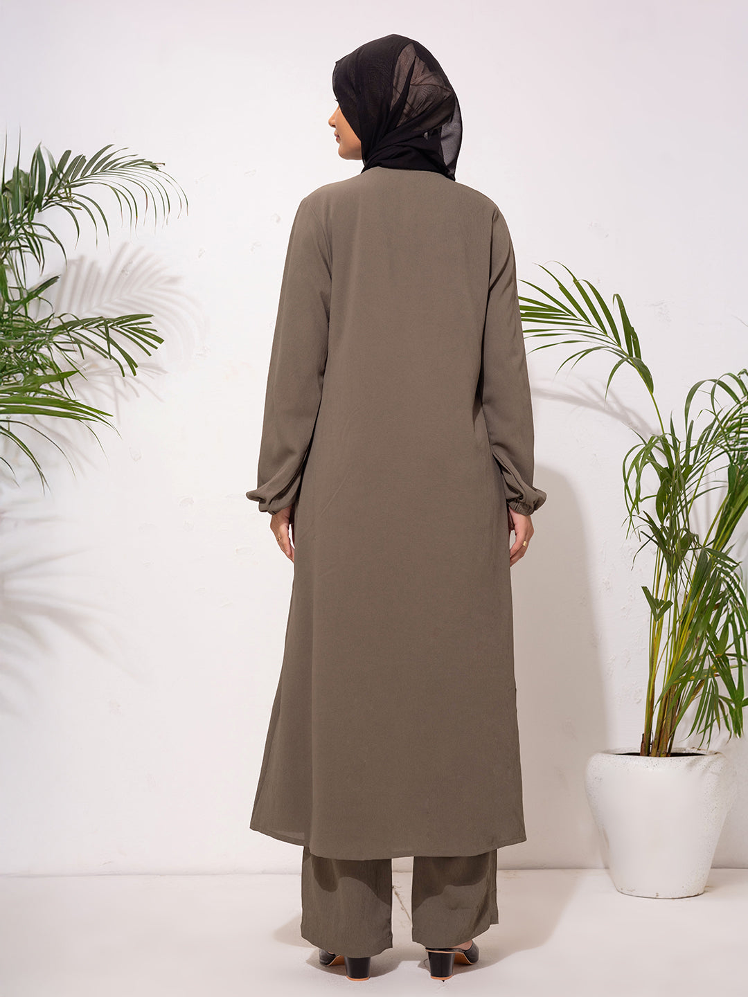 Olive Green Two-Piece Set