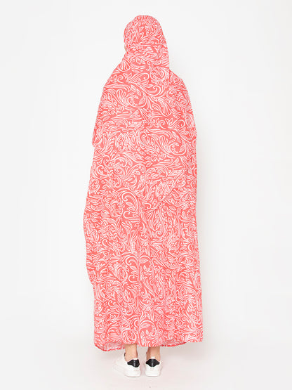 SANASH Collections Printed Burqa Gown