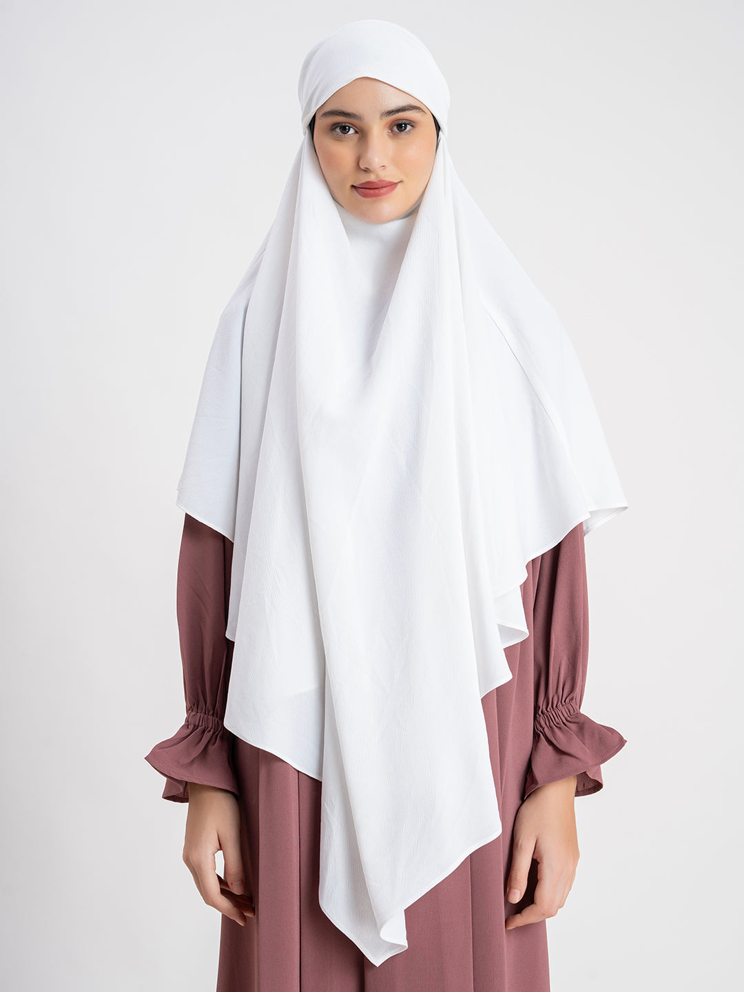 SANASH Collections Round Neck Khimar Hijab Scarf