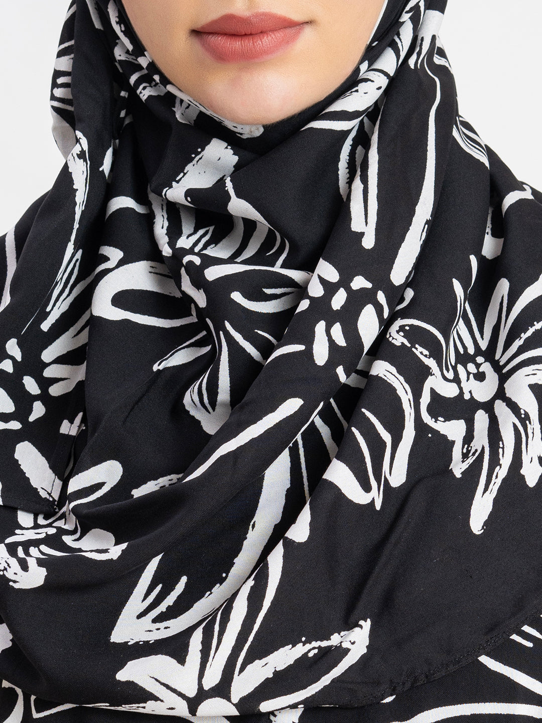 SANASH Collections Floral Printed With Scarf