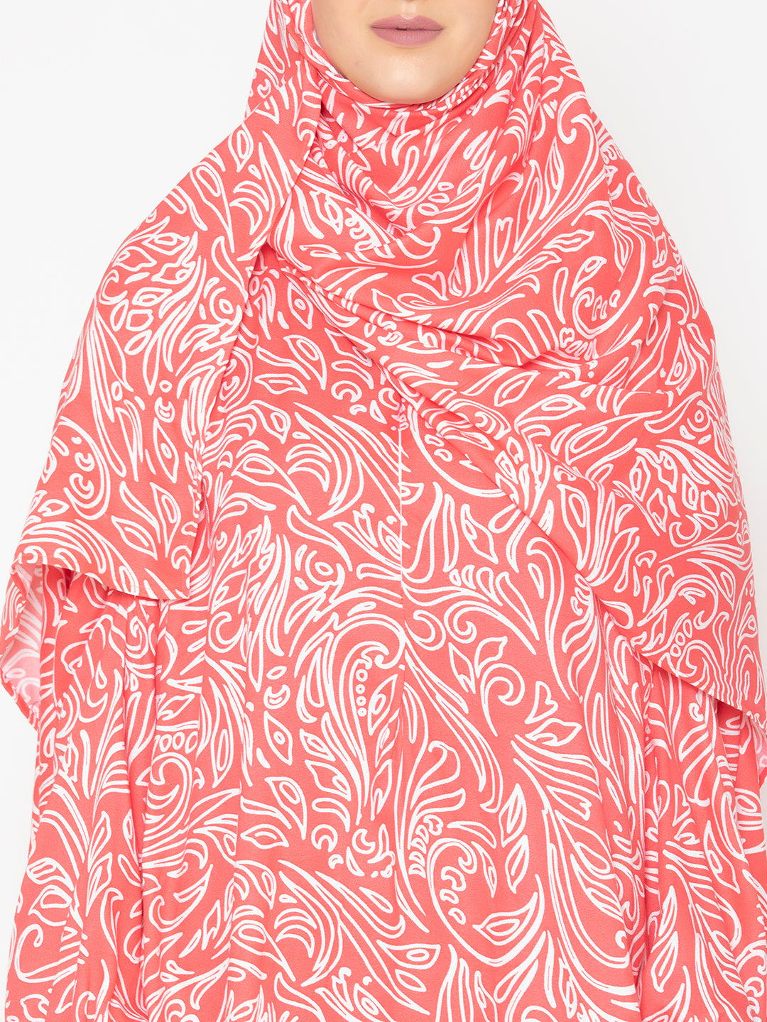 SANASH Collections Printed Burqa Gown