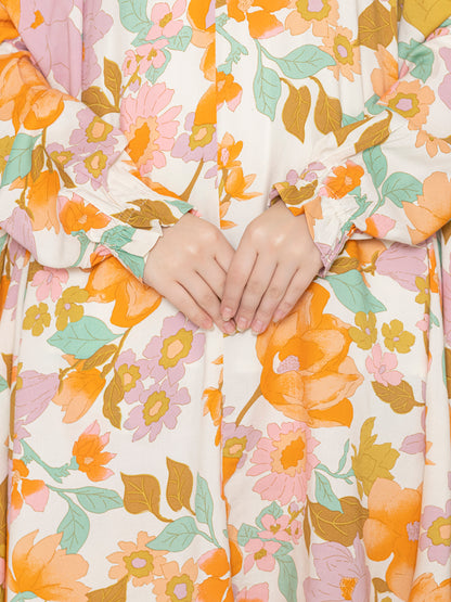 SANASH Collections Printed Hooded Co-Ords