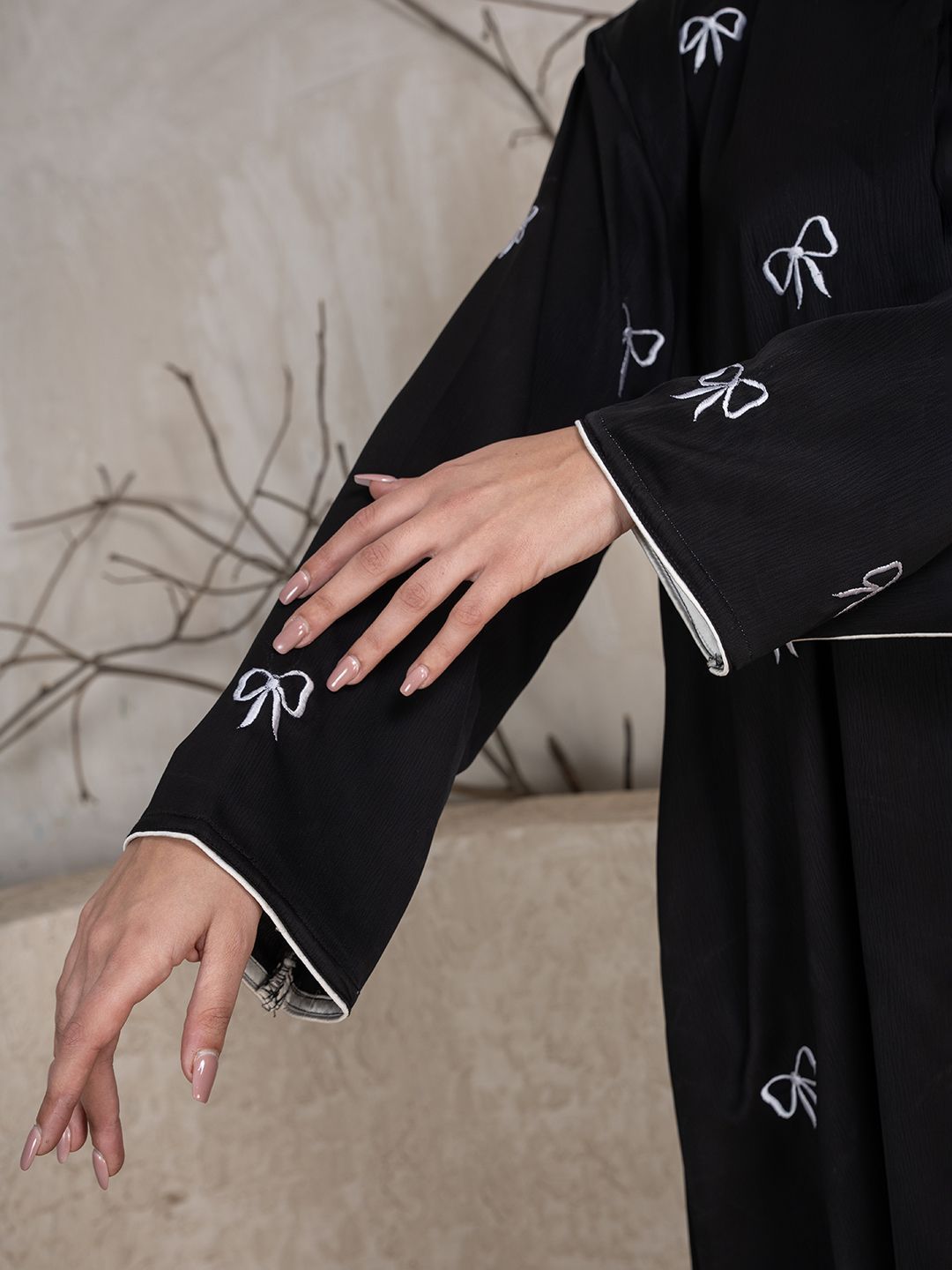 Women Embroidered Abaya Burqa