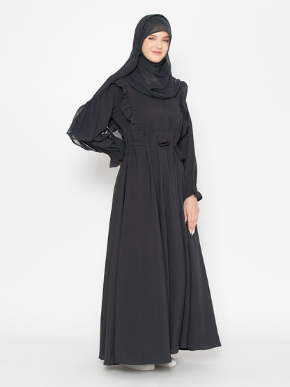 SANASH Collections Zipper Abaya Burqa