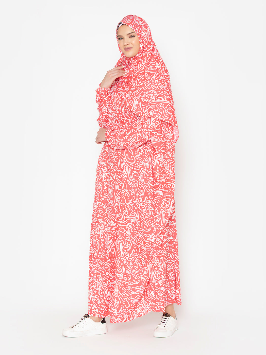 SANASH Collections Printed Burqa Gown