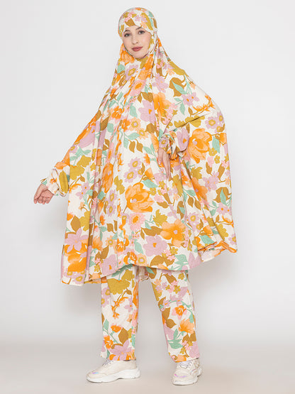 SANASH Collections Printed Hooded Co-Ords