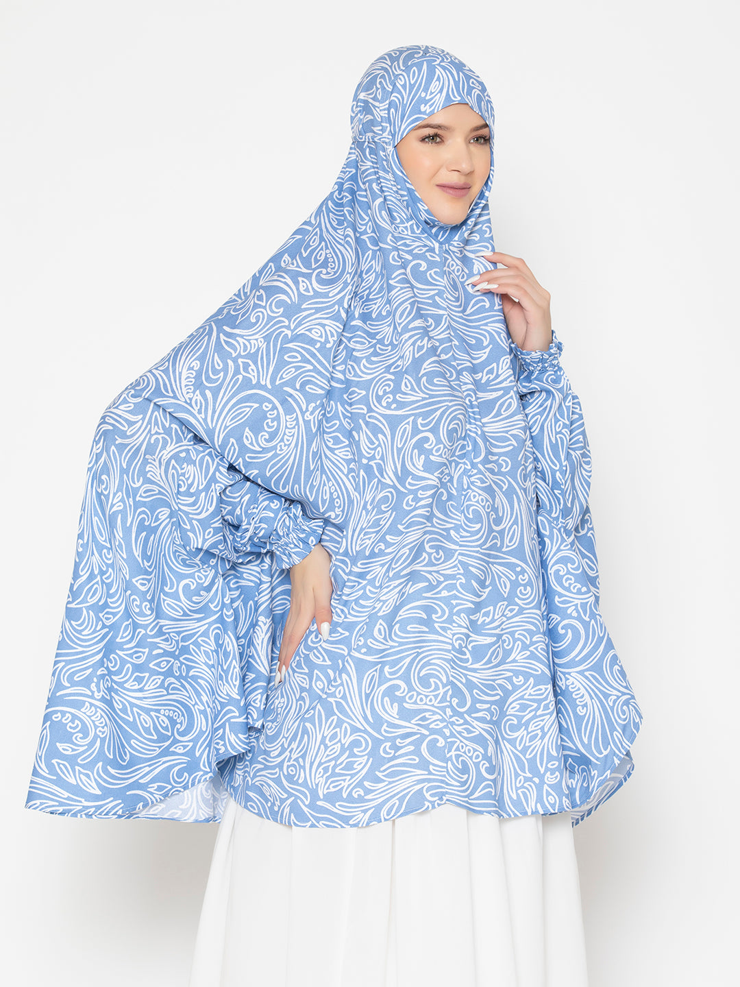 Lily Blossom Serene Namaz Dupatta