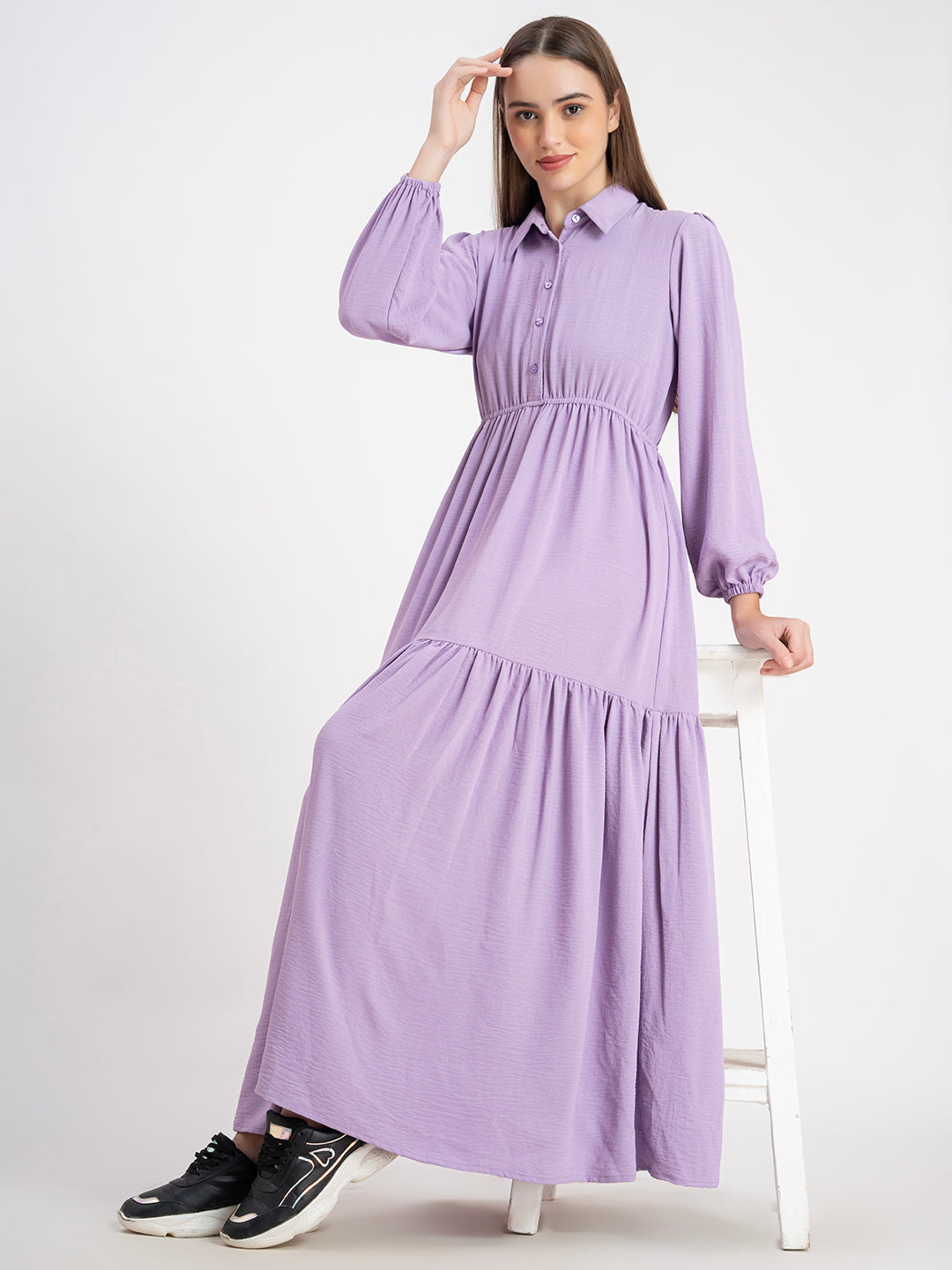 SANASH Collections A-Line Maxi Dress
