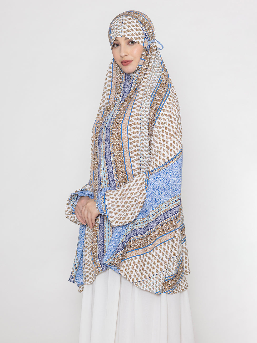 SANASH Collections Ethnic Motifs Printed Namaz Hijab