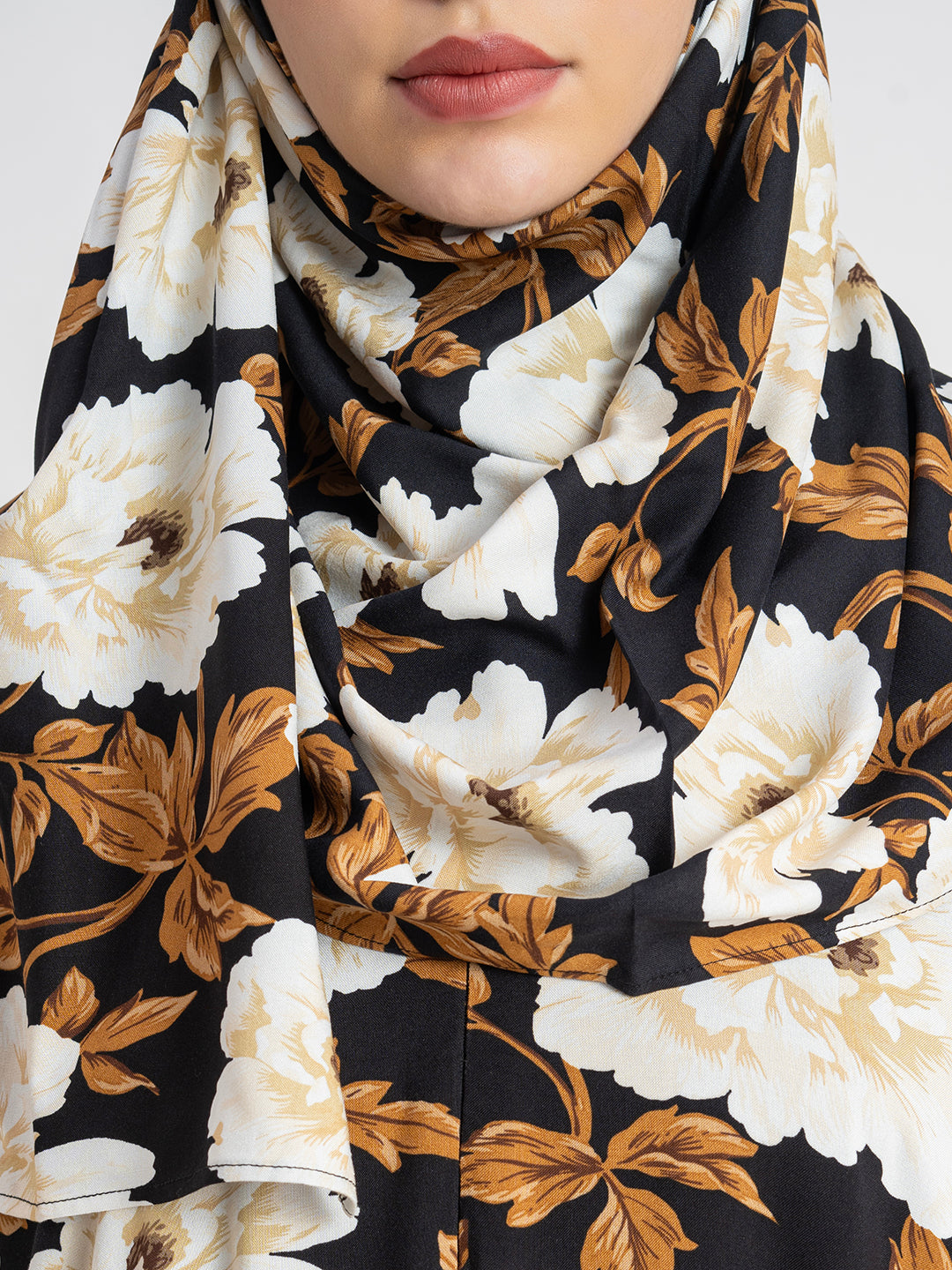 SANASH Collections Floral Printed With Scarf