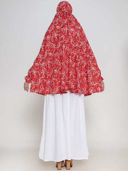 Women Floral Printed Namaz Dupatta Hijab
