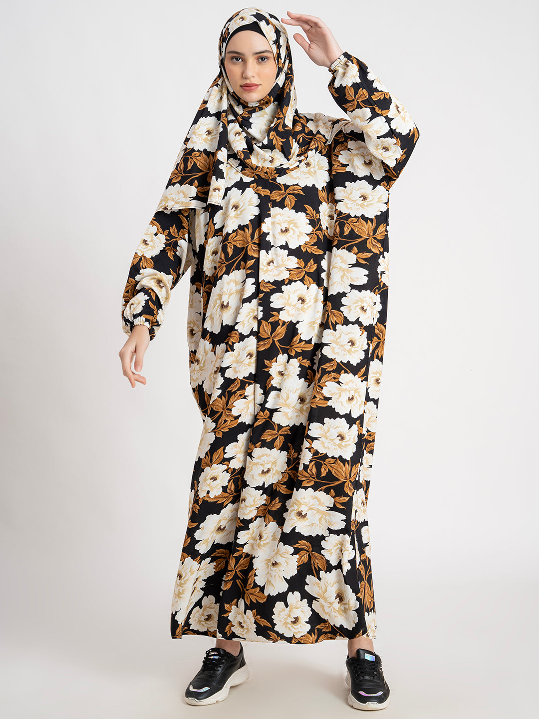 SANASH Collections Floral Printed With Scarf