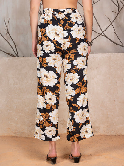 Foral Printed Tunic With Trousers Co-Ord Set