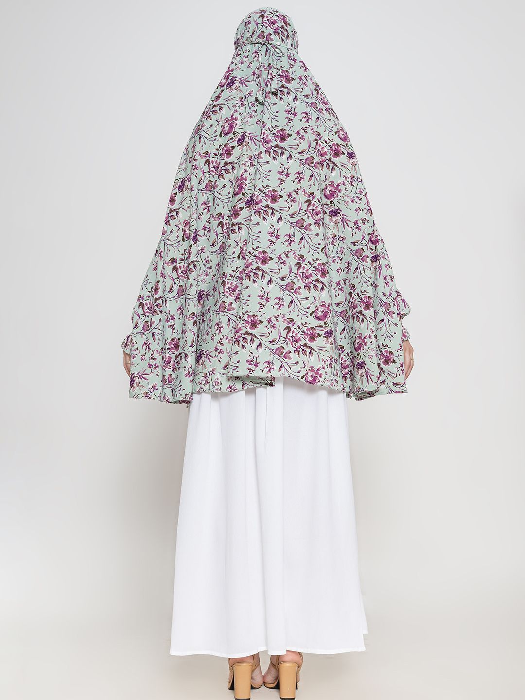 Women Floral Printed Namaz Dupatta Hijab