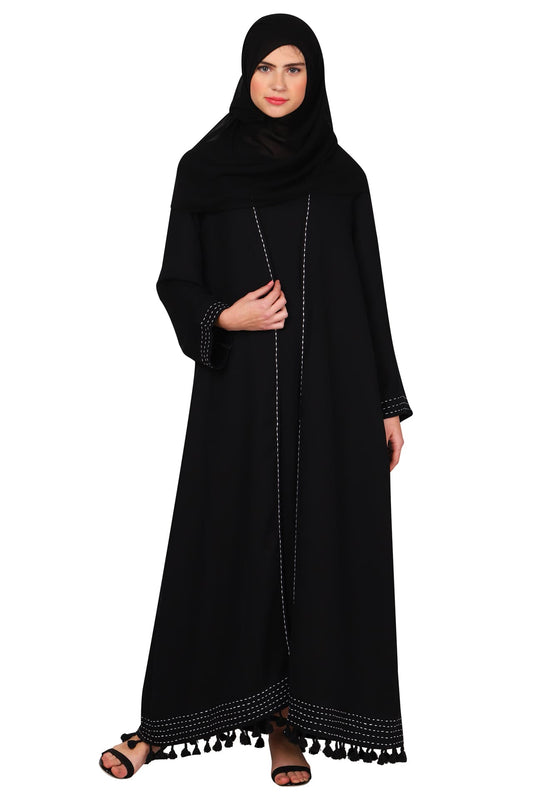 Royal Stylized Bottom Minimalistic Abaya