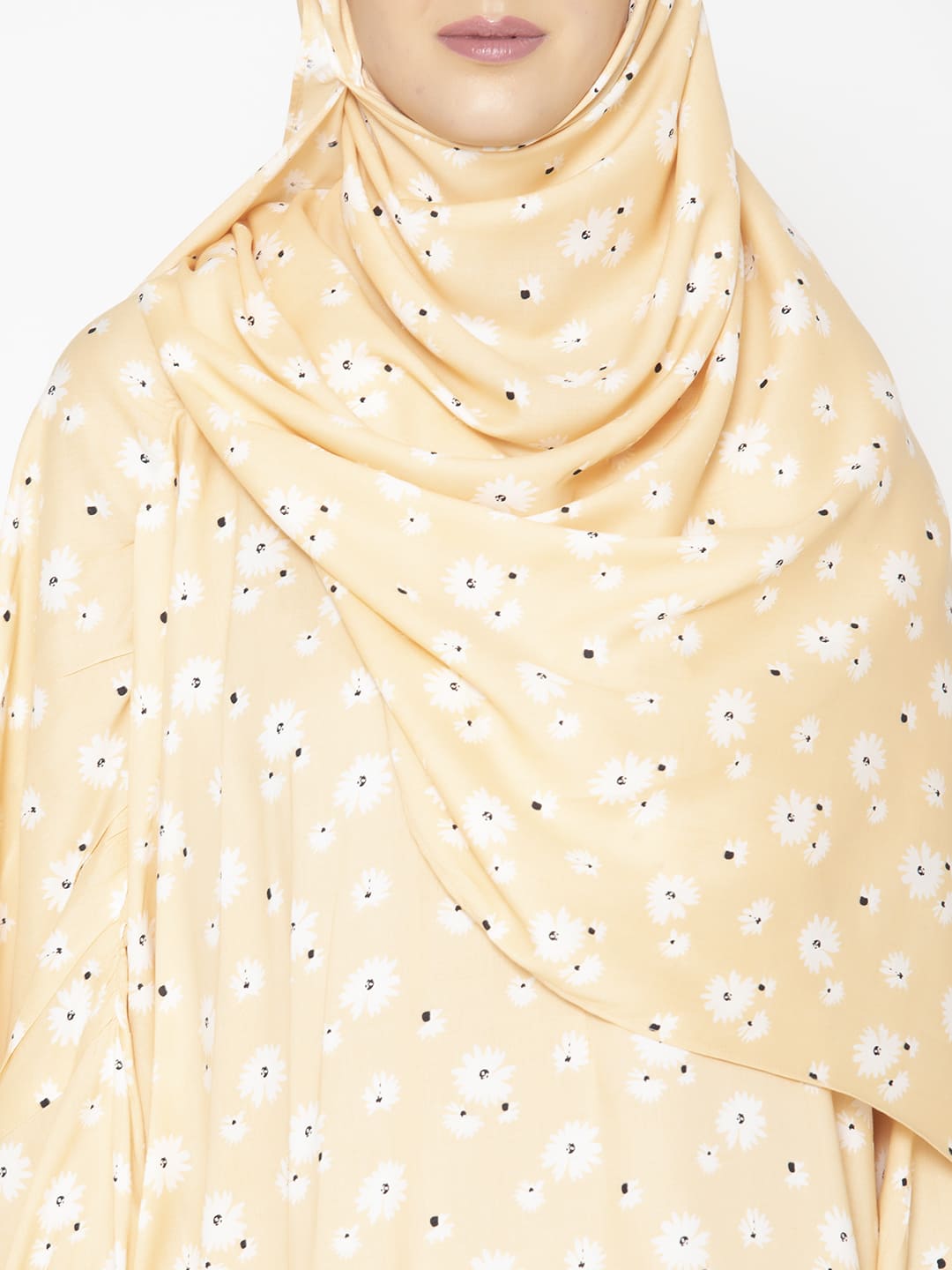 Minimal Floral Modest Prayer Gown