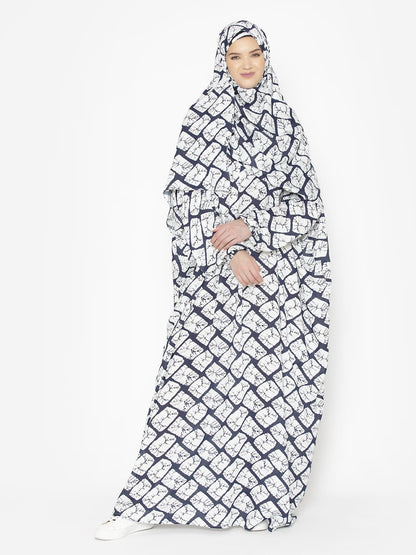 Printed Poppy Charming Prayer Gown