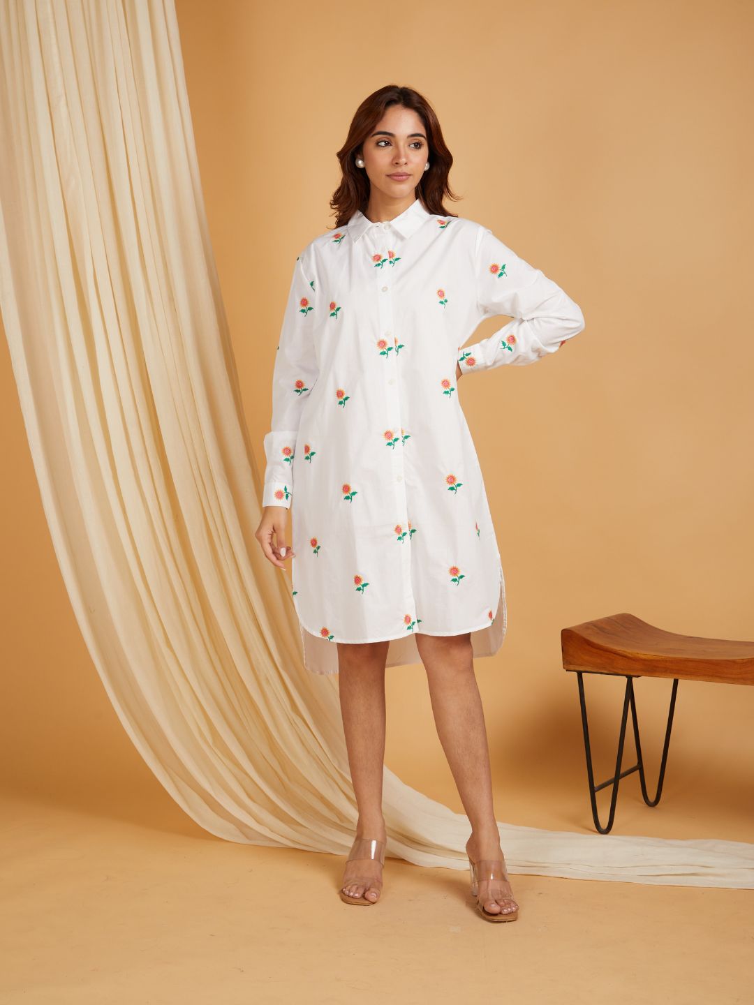 SANASH Collections Women Comfort Full Flower Casual Shirt