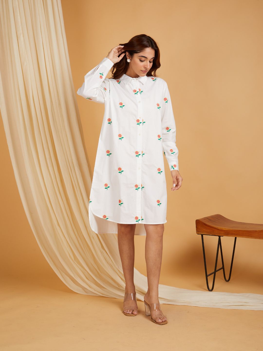 SANASH Collections Women Comfort Full Flower Casual Shirt