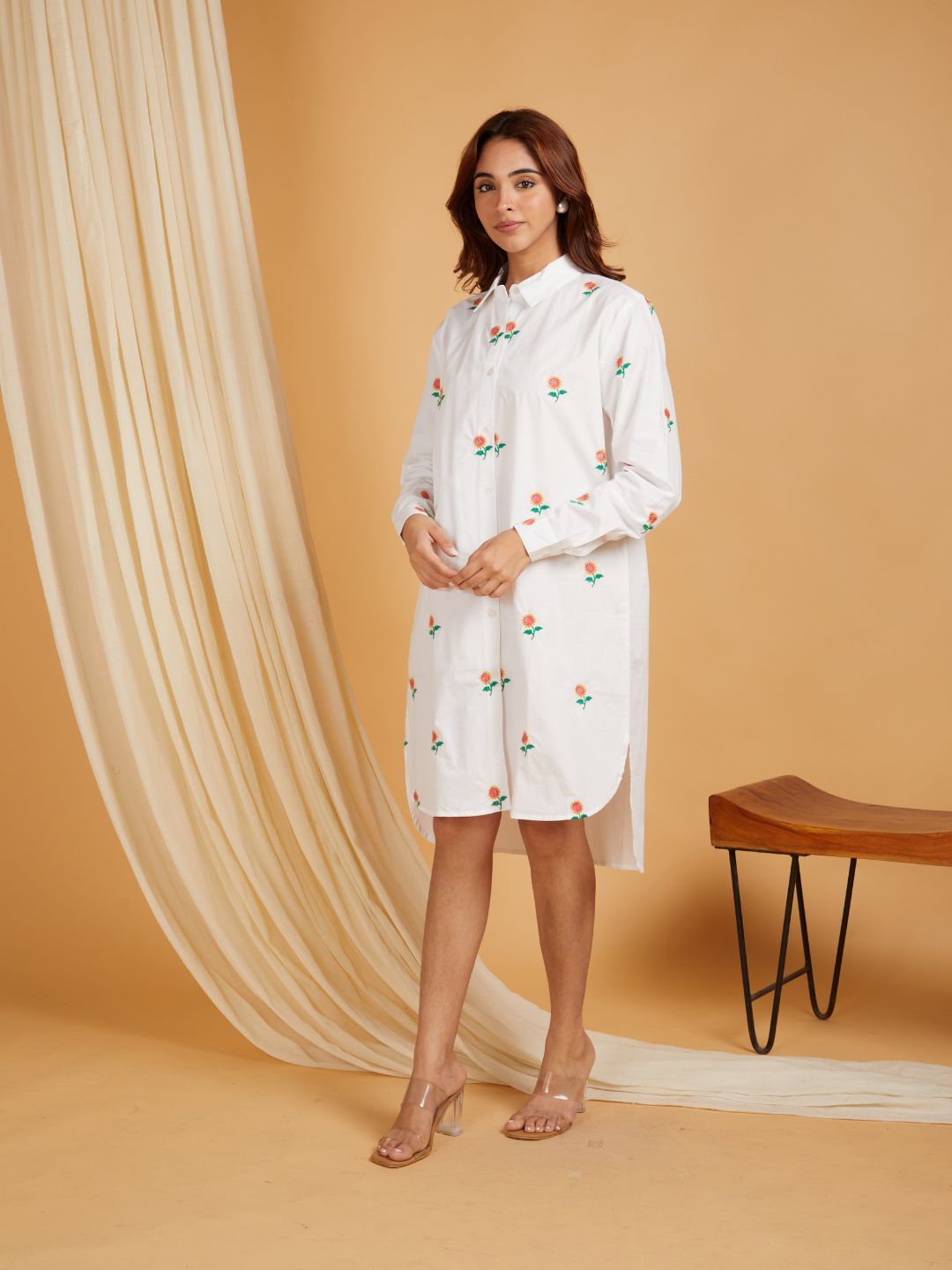 SANASH Collections Women Comfort Full Flower Casual Shirt