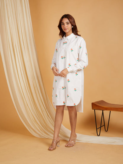SANASH Collections Women Comfort Full Flower Casual Shirt