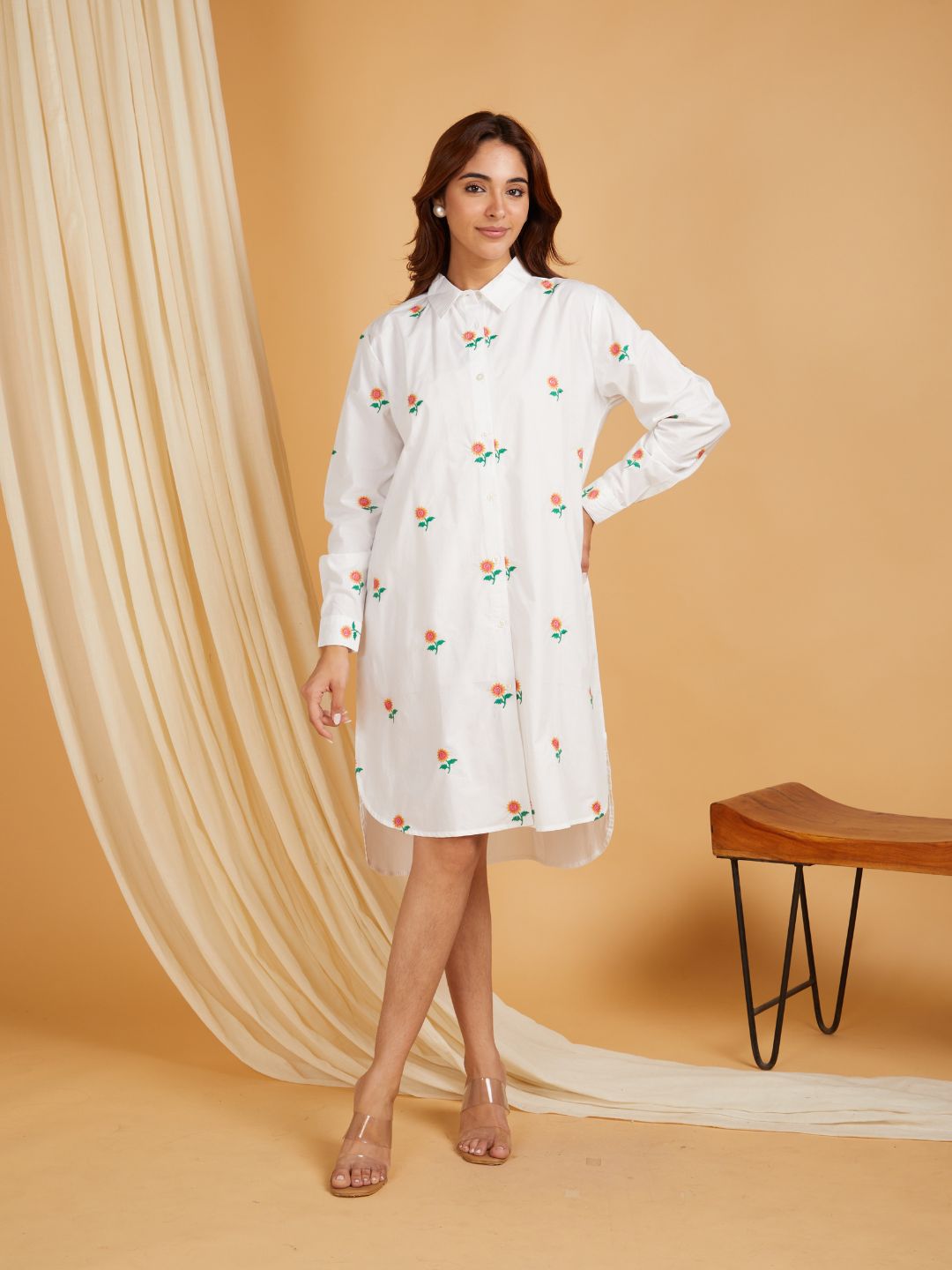 SANASH Collections Women Comfort Full Flower Casual Shirt