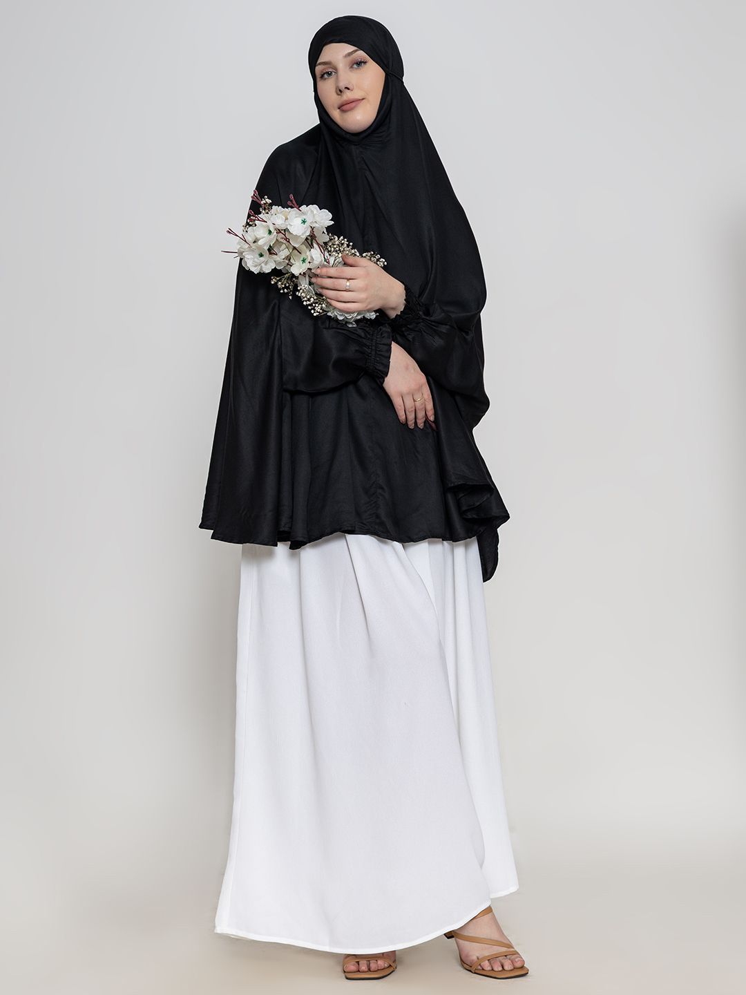 Women Solid Namaz Dupatta Hijab