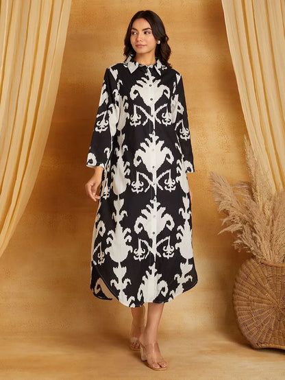 Printed Cotton Dress