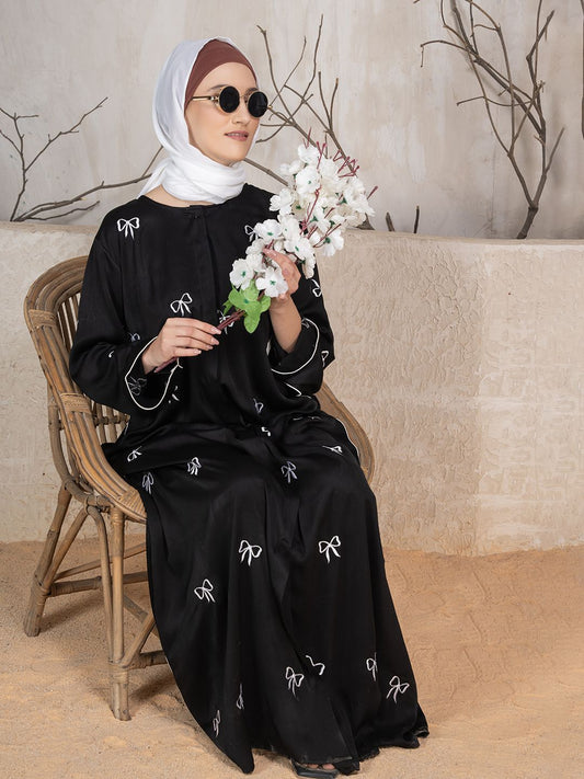 Women Embroidered Abaya Burqa